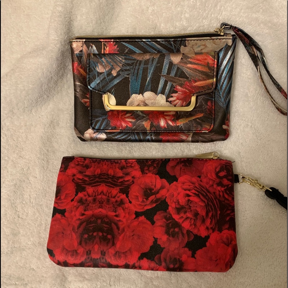 Two Cute Floral Clutches